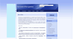 Desktop Screenshot of lescoursdecogestion.fr